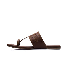Punched Flats- Tan