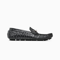 GHARIAL OSTRICH BLACK