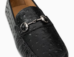 GHARIAL OSTRICH BLACK