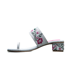 Embroidered Empress- White