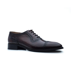 Gharial Imperial Brogue- Two Toned Brown