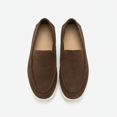 Suede Casual- Dark Brown