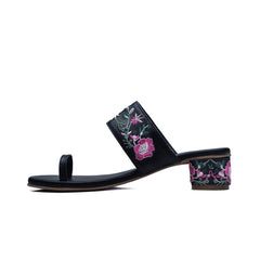 Embroidered Empress- Black