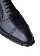 Gharial Imperial Brogue- Dark Green