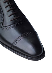Gharial Imperial Brogue- Dark Green