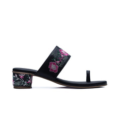 Embroidered Empress- Black