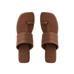 Punched Flats- Tan