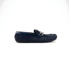 Gharial Suede Buckles- Royal Blue