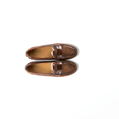 Gharial Suede- Dusk Brown