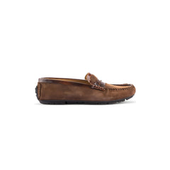 Gharial Suede- Dusk Brown