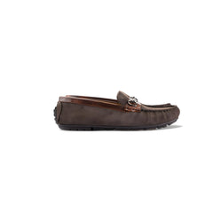Gharial Suede Buckles- Dark Brown