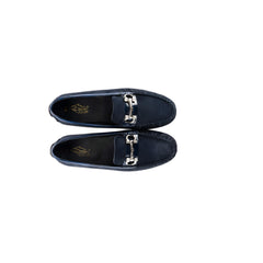 Gharial Suede Buckles- Royal Blue