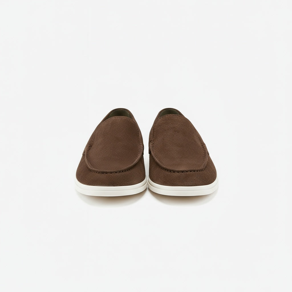Suede Casual- Dark Brown