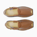 Gharial Premium Peshawari Chappal- Tan
