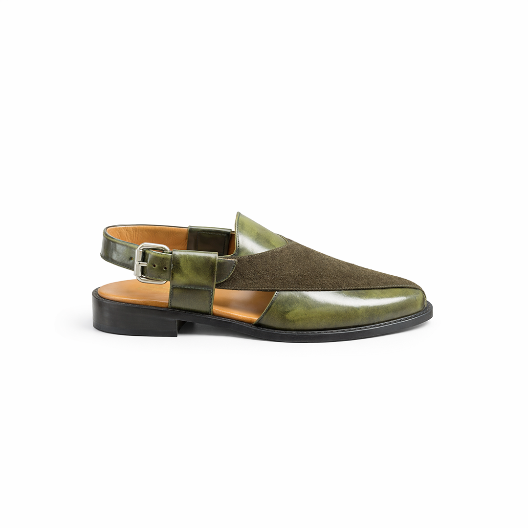 Olive Fusion Norozi Suede
