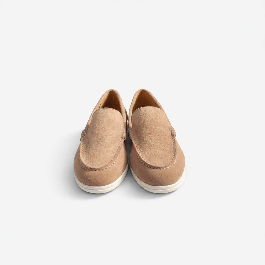 Desert Sand Suede Loafers