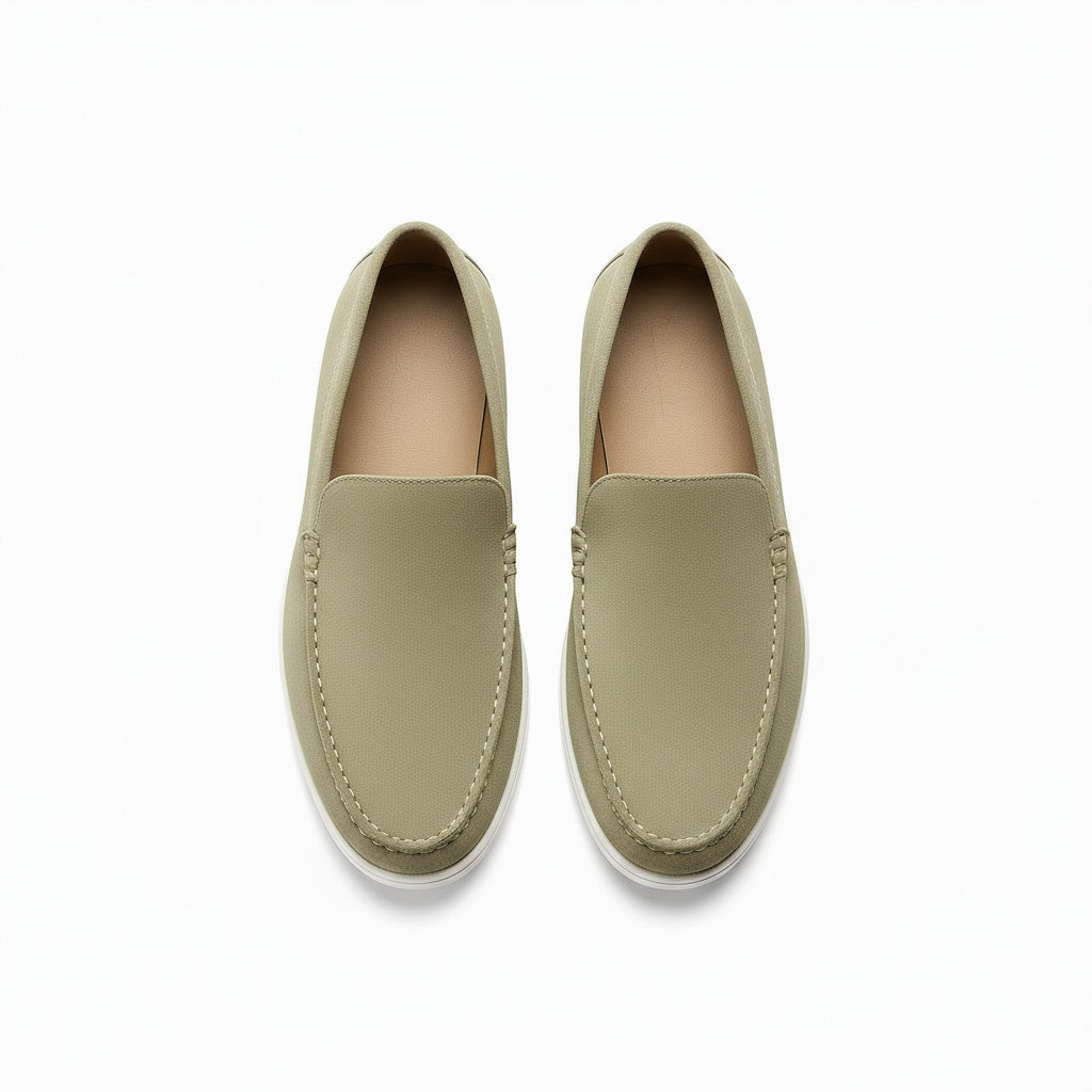 Suede Casual- Light Olive