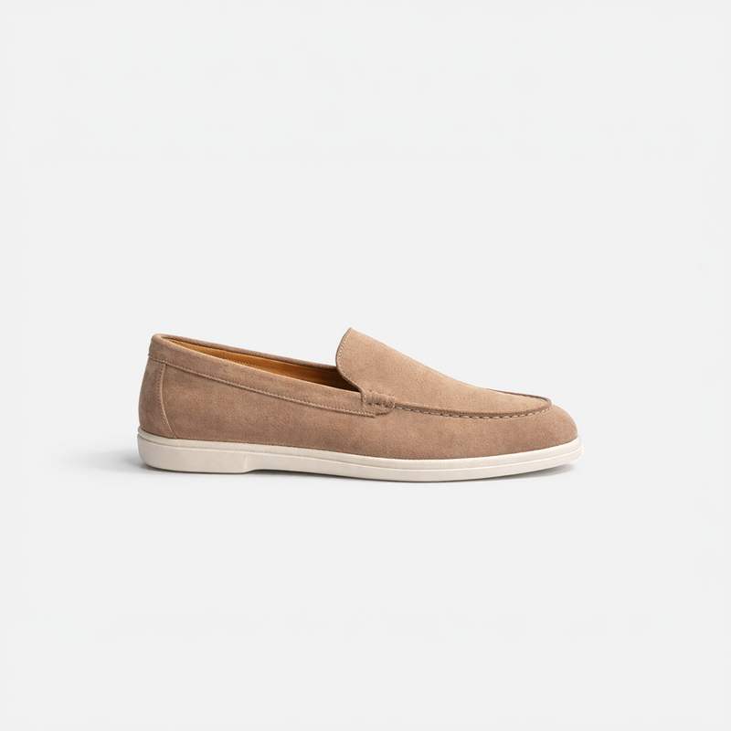 Desert Sand Suede Loafers