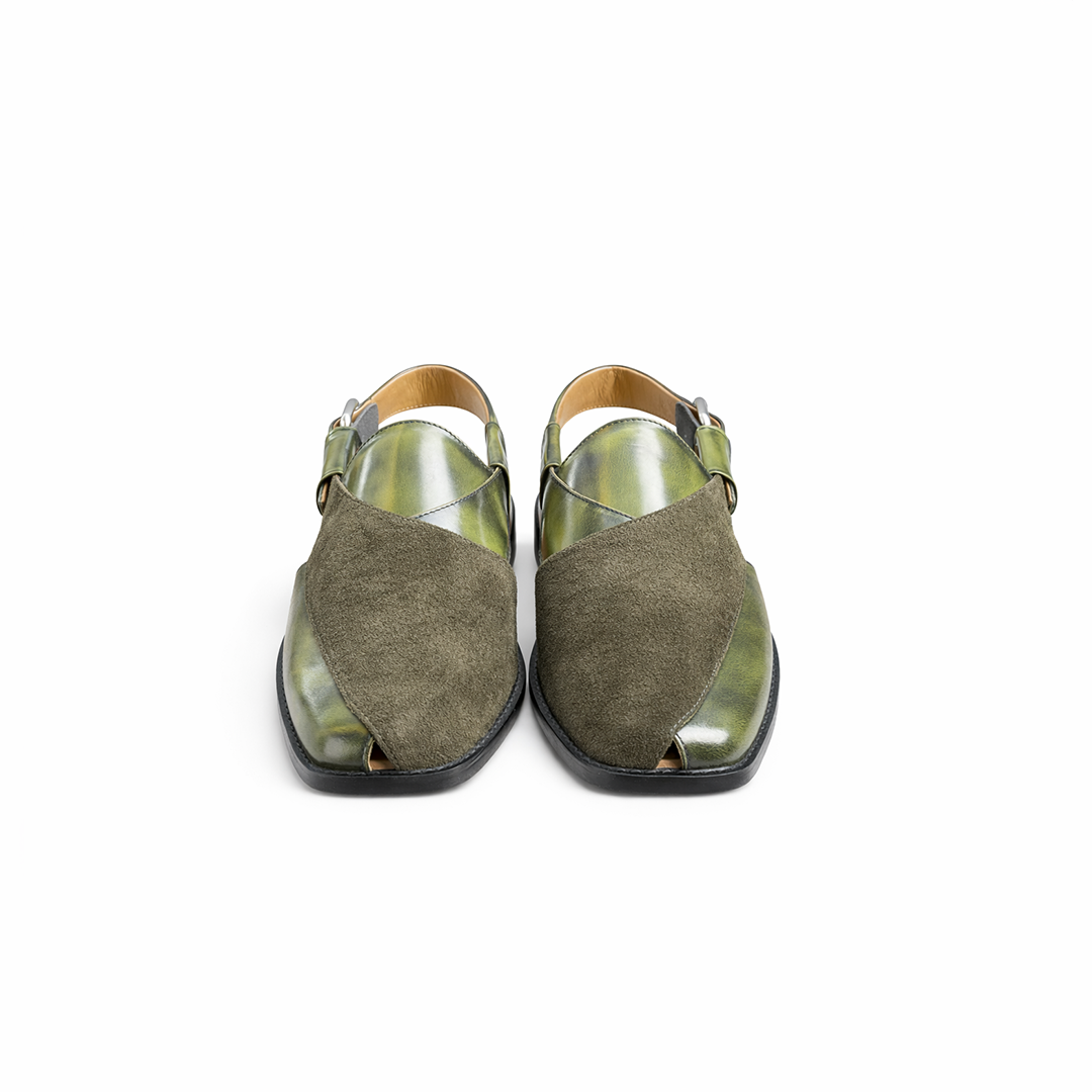 Olive Fusion Norozi Suede