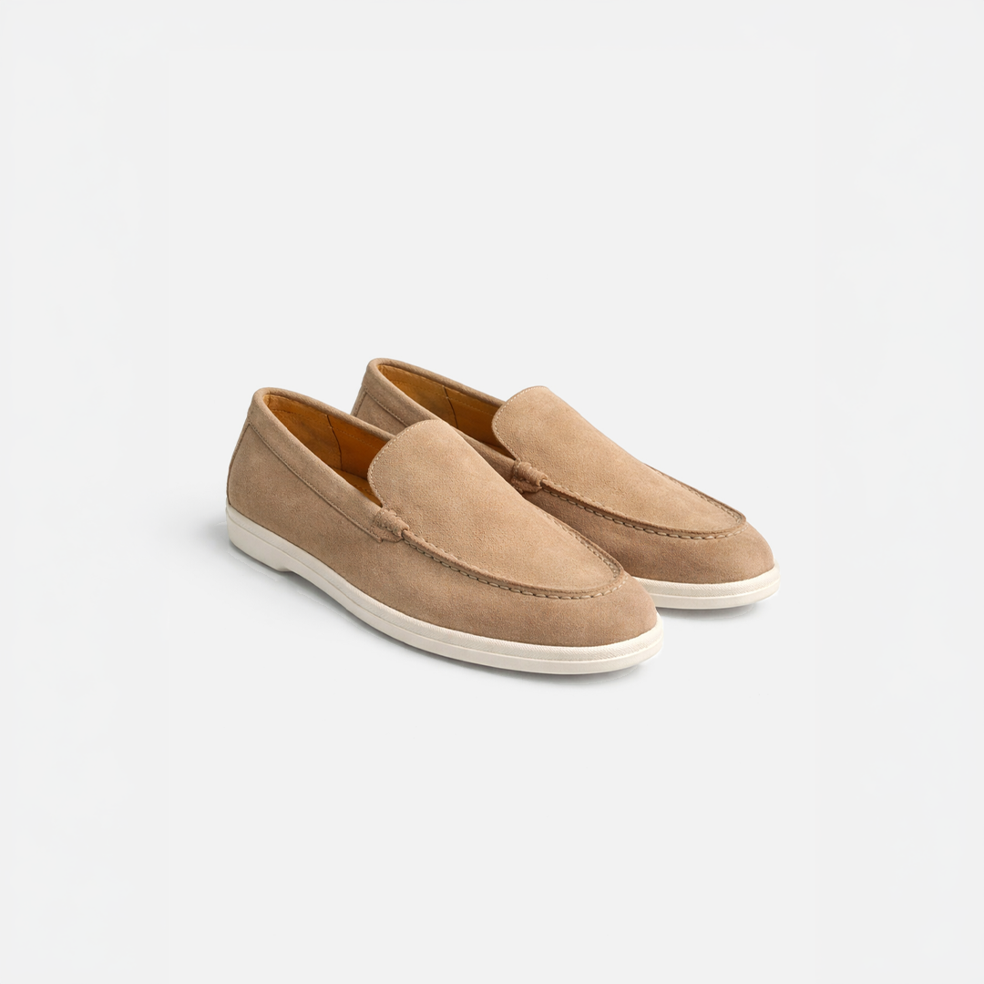 Desert Sand Suede Loafers