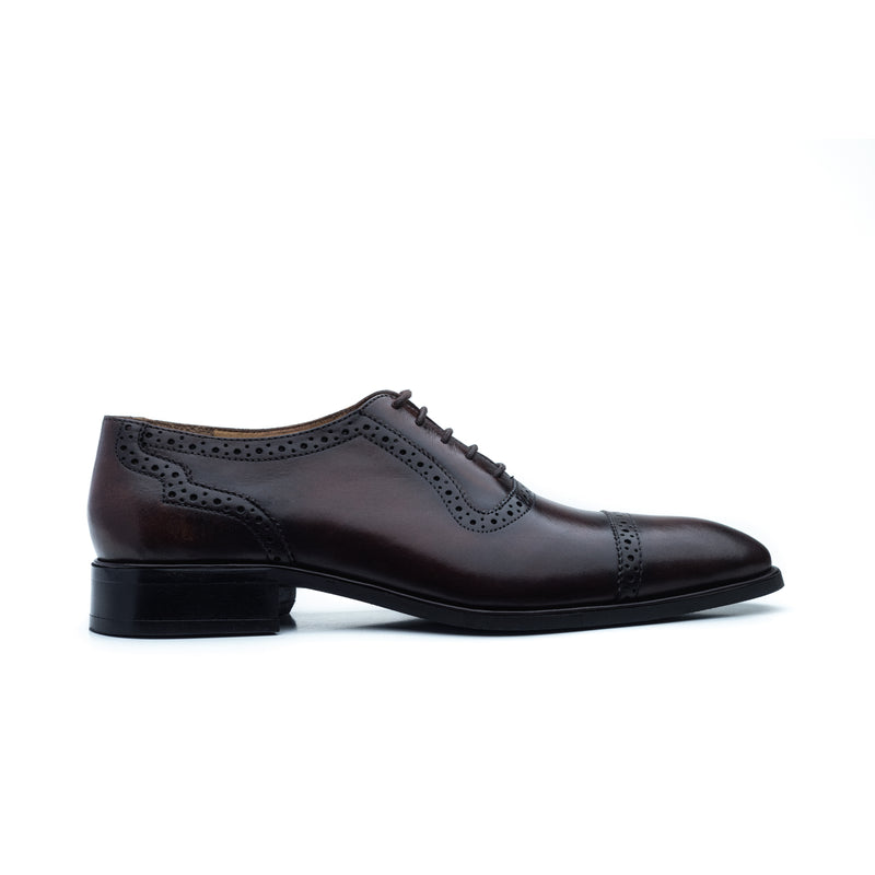 Gharial Imperial Brogue- Two Toned Brown