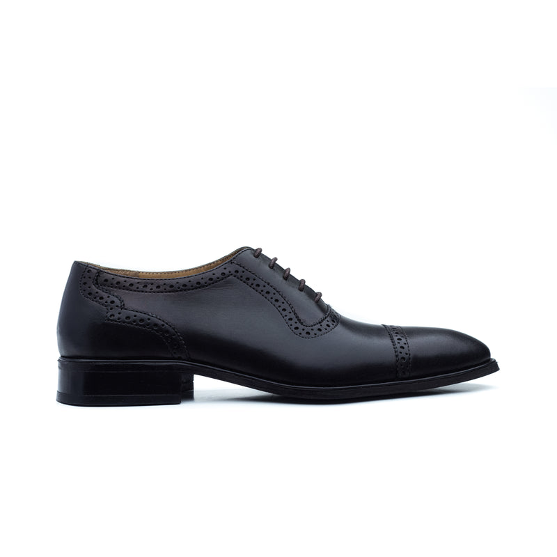 Gharial Imperial Brogue- Dark Green
