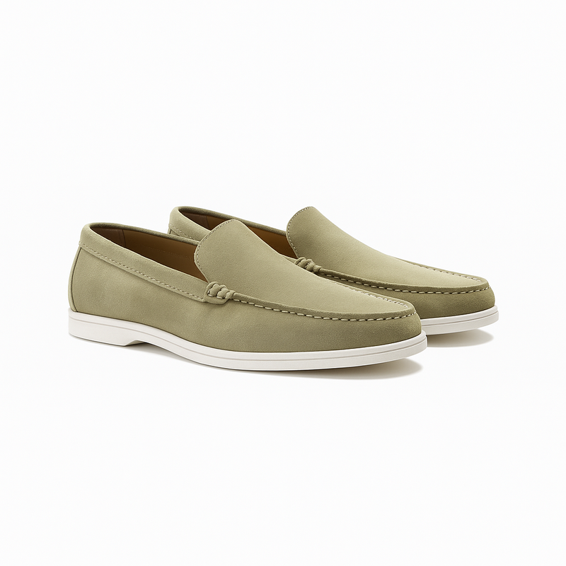 Suede Casual- Light Olive