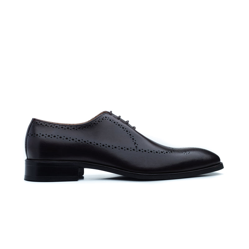 Gharial Premium Oxfords- Chocolate Brown