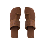 Punched Flats- Tan