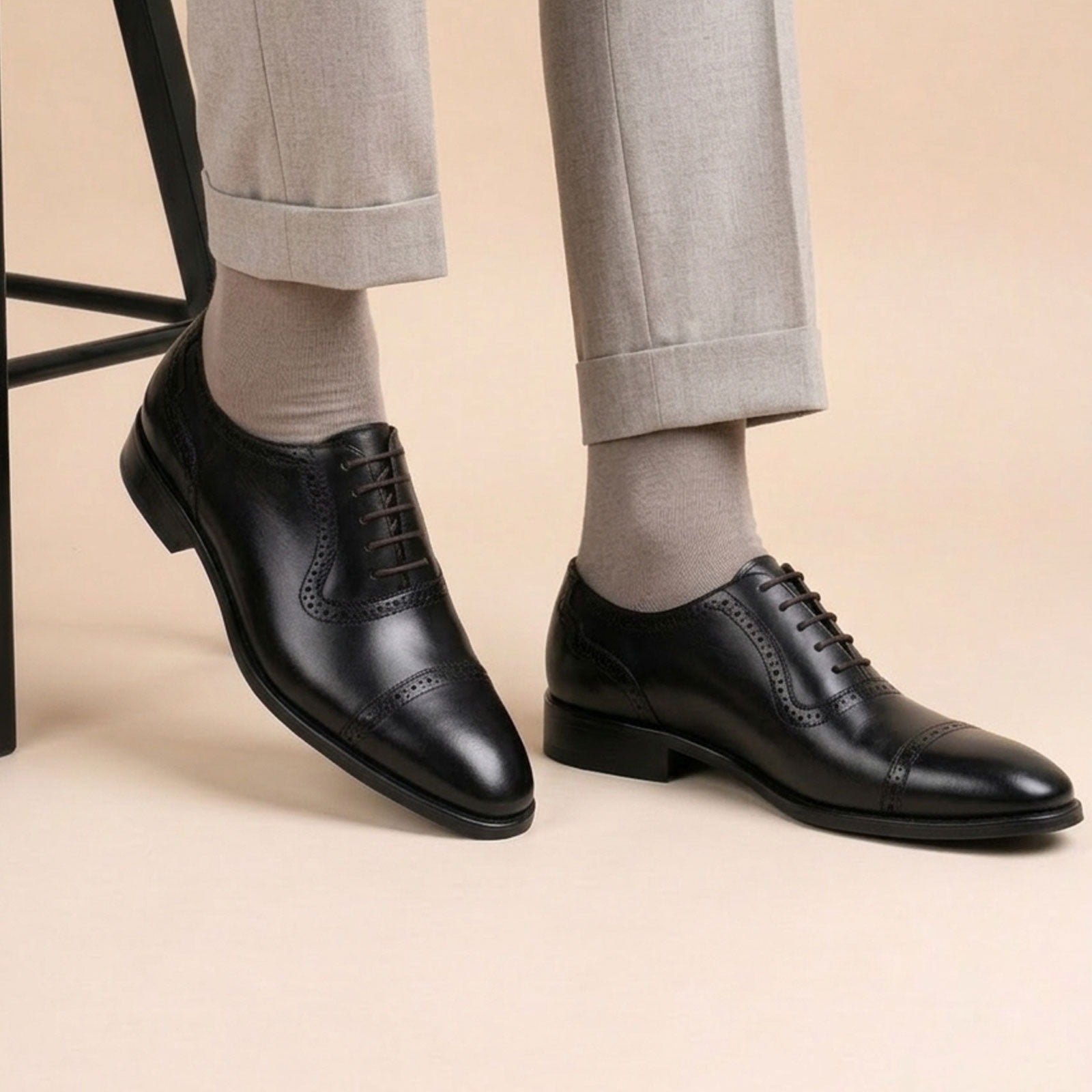Gharial Imperial Brogue- Dark Green