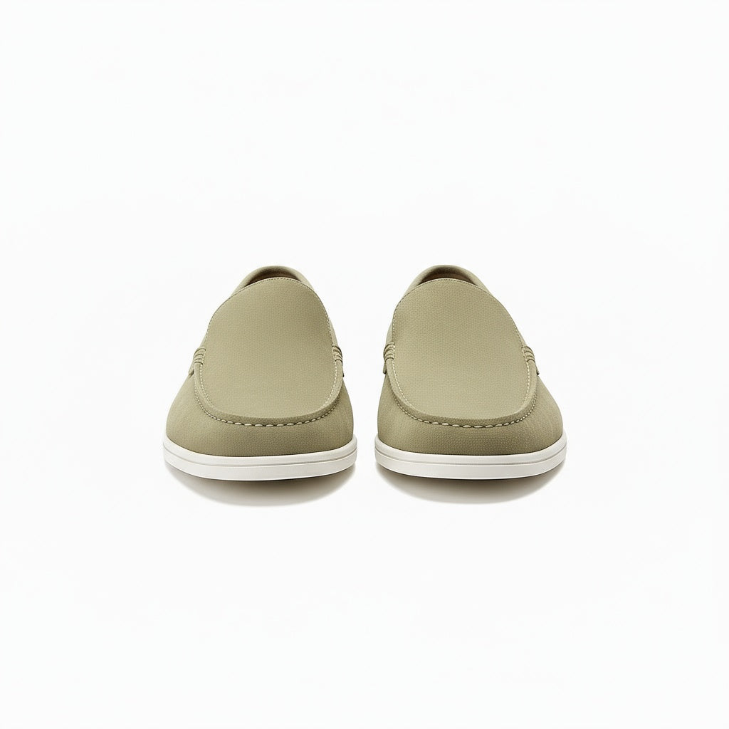 Suede Casual- Light Olive