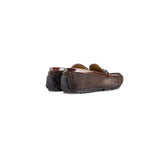 Gharial Suede Buckles- Dark Brown