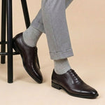 Gharial Imperial Brogue- Two Toned Brown